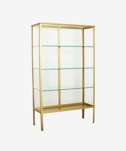 NORDAL | Makalu Display Cabinet, Golden